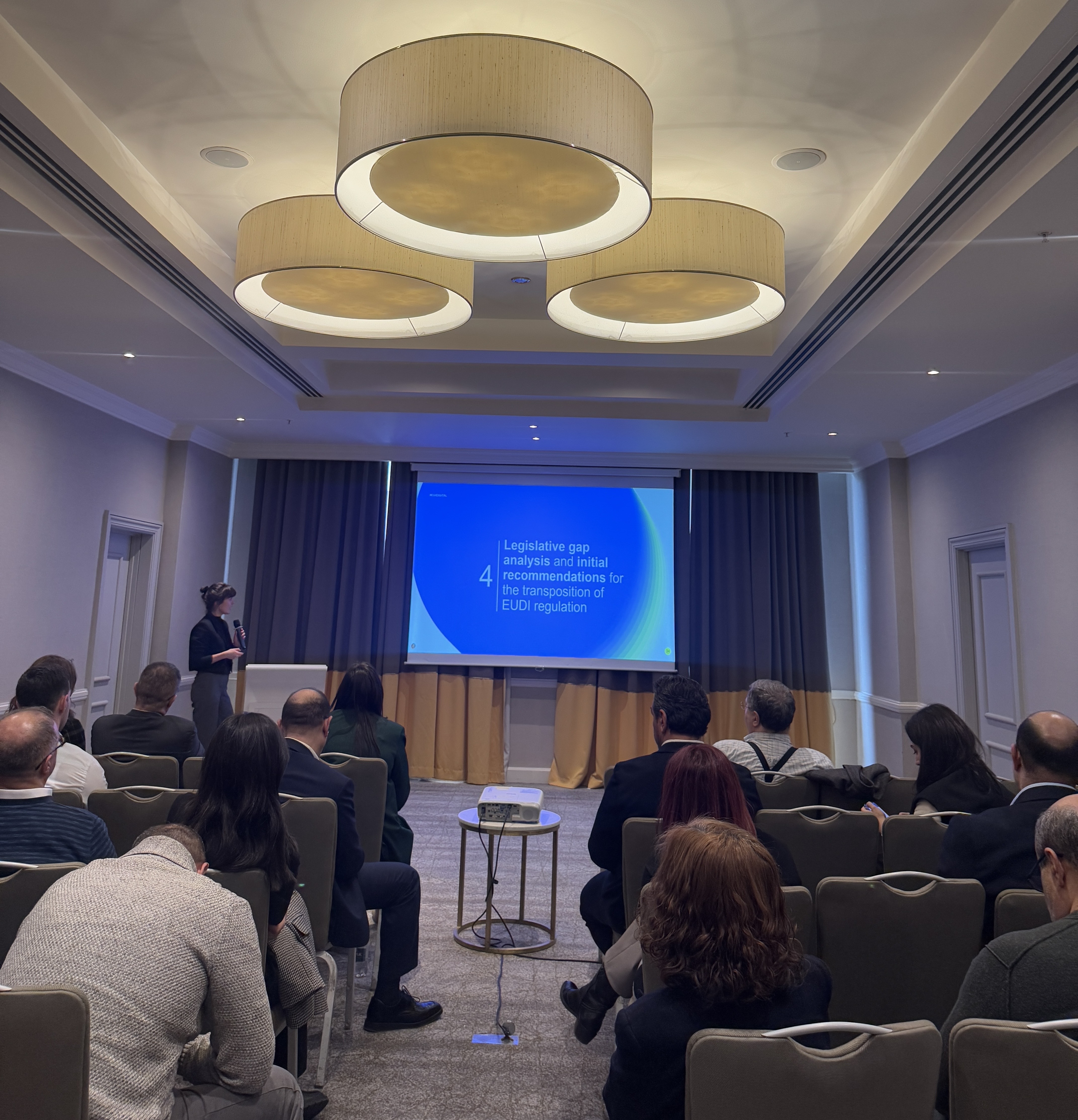 Shot from international workshop focused on introducing a new electronic identification ecosystem in Armenia