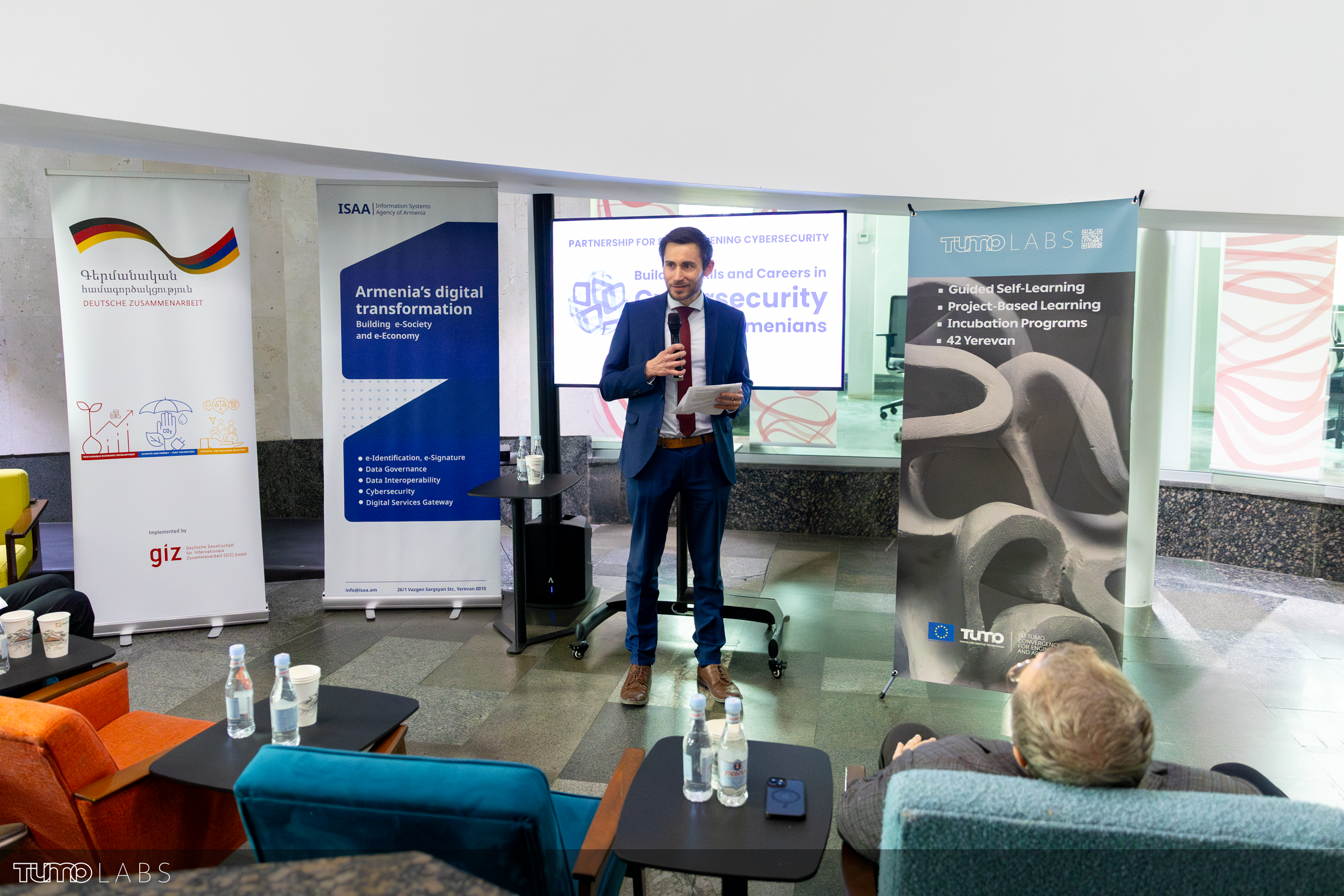 Deputy ambassador of Germany in Armenia, speech