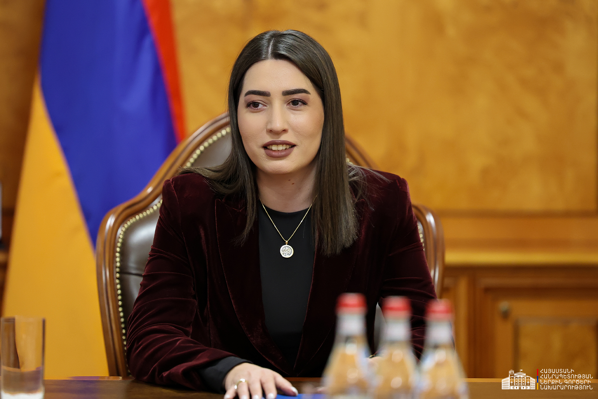 Ներքին գործերի նախարարը շնորհակալություն է հայտնում աշխատանքի համար