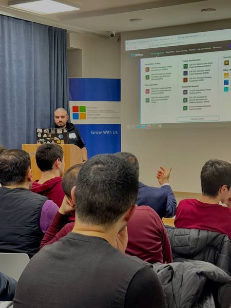 Discussion about cybersecurity field