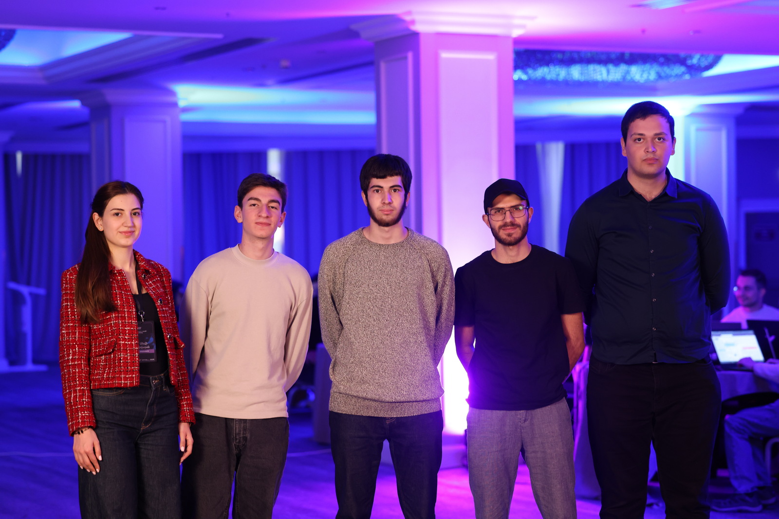 Image of one of the teams participating in Student National CyberDrill